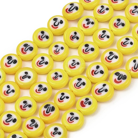 Handmade Lampwork Beads Strands LAMP-Z021-02-1