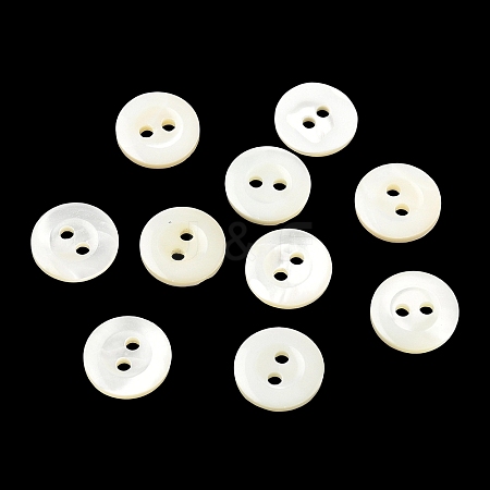 Natural Shell Buttons LS-SH-CBA5C5E-01-1