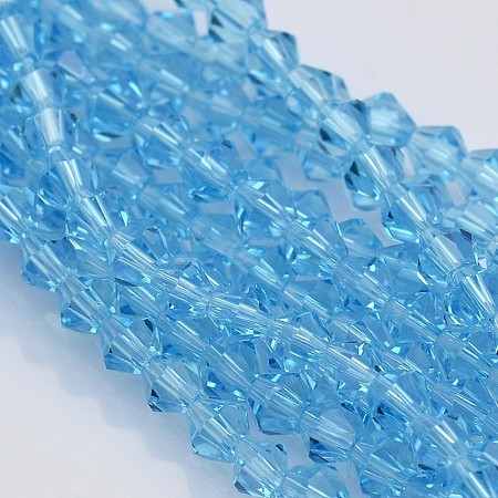Bicone Glass Beads Strands LS-EGLA-P016-3mm-02-1