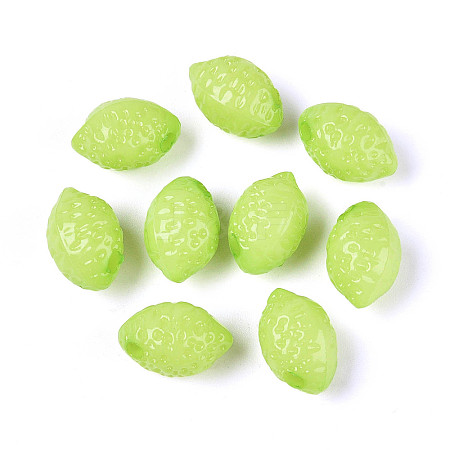 Opaque Acrylic Beads SACR-T017-56C-1