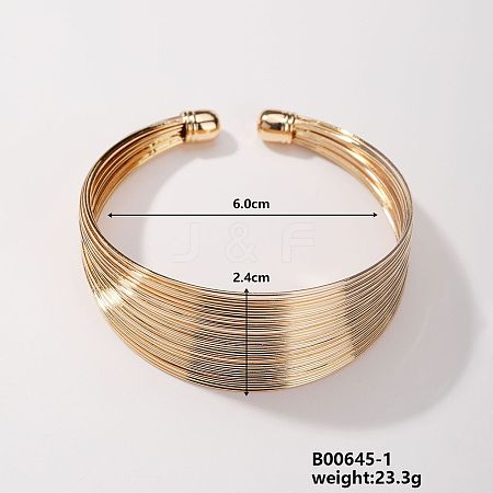 Trendy European and American Style Unique Cute Iron Cuff Bracelet for Hip-hop Rock SH1867-1-1