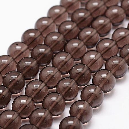 Natural Obsidian Beads Strands G-D838-8mm-01-1