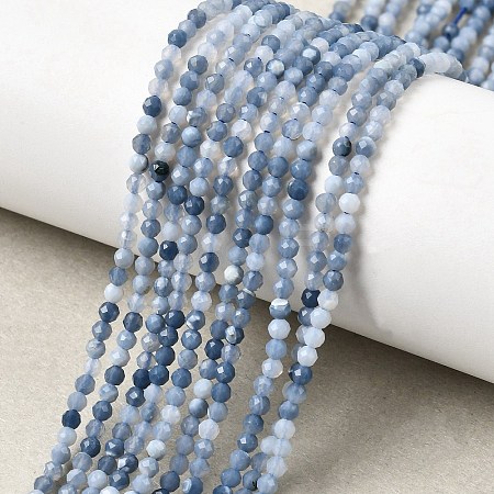 Natural Blue Opal Beads Strands G-P603-C-2mm-04-1