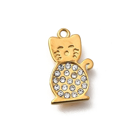 304 Stainless Steel Pendants STAS-Z160-08G-01-1