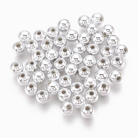 ABS Plastic Beads KY-G007-10mm-S-1