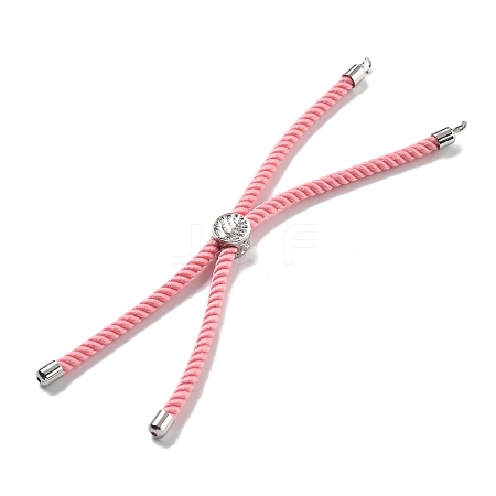 Twisted Nylon Cord Silder Bracelets DIY-B066-03P-25-1