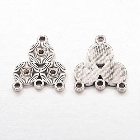 Alloy Rhinestone Connector Settings EA10684Y-1