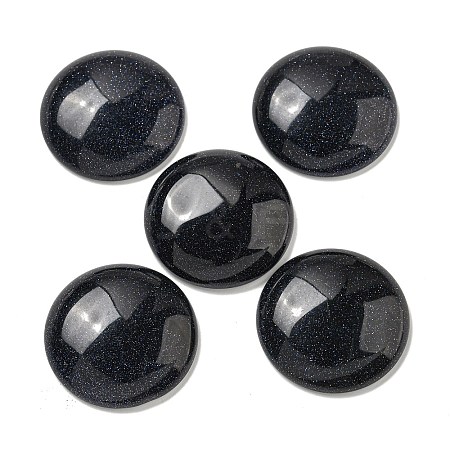 Synthetic Blue Goldstone Cabochons G-C115-02B-02-1