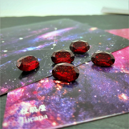 Transparent Pointed Back Resin Rhinestone Cabochons CRES-WH0002-08E-1