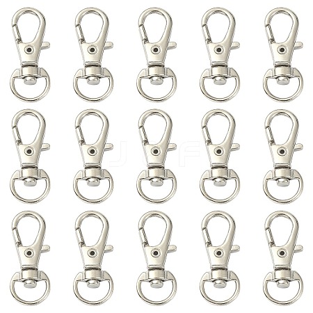 10Pcs Alloy Swivel Lobster Claw Clasps PALLOY-CJ0002-68-1