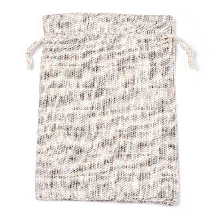 Cotton Cloth Packing Pouches Drawstring Bags ABAG-R011-13X18-01-1