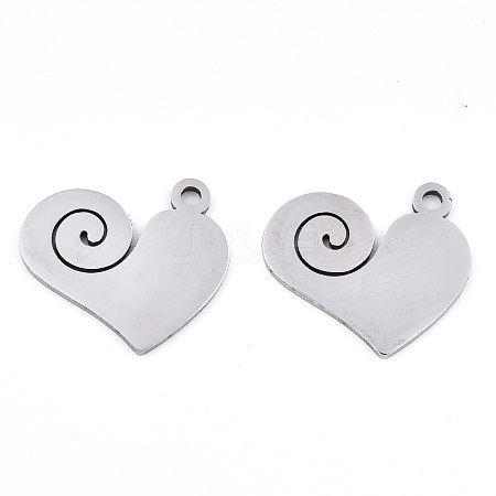 Non-Tarnish 201 Stainless Steel Pendants STAS-S081-086-1