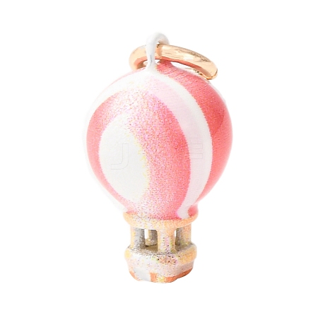 Brass Enamel Pendants KK-CBA05A5-01G-03-1