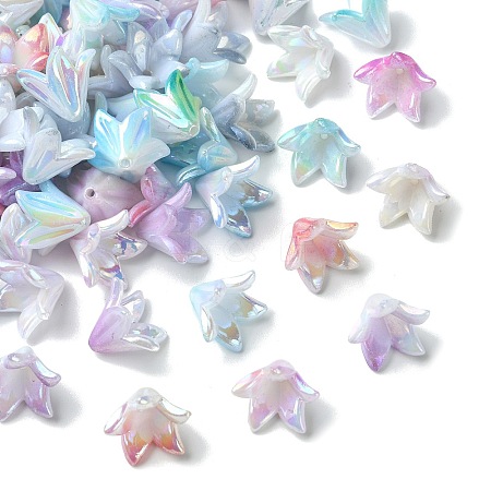 Opaque Acrylic Bead Caps MACR-CJC0006-13-1