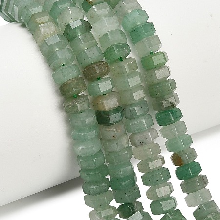 Natural Green Aventurine Beads Strands G-G317-A04-3x6mm-1