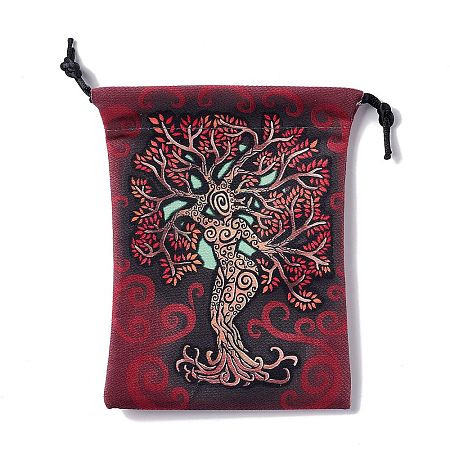 Velvet Jewelry Drawstring Pouches TP-C004-01C-1