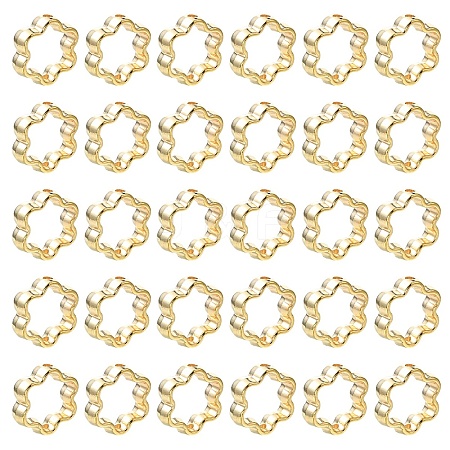 100Pcs CCB Plastic Bead Frame CCB-YW0001-67B-1