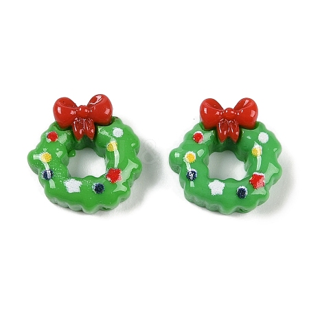 Christmas Theme Opque Resin Decoden Cabochons CRES-M036-03O-1