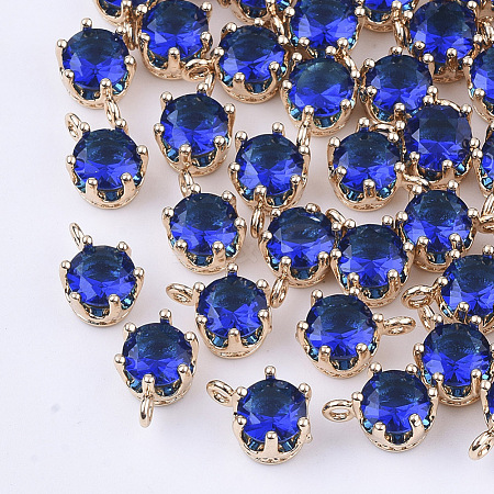 Transparent Glass Charms GLAA-T007-17A-1