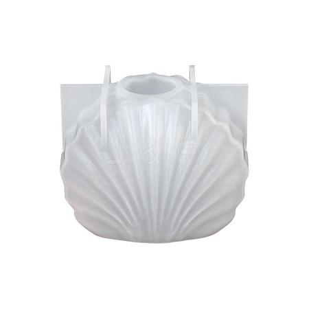 Shell Shape DIY Silicone Vase Molds PW-WG8A415-01-1