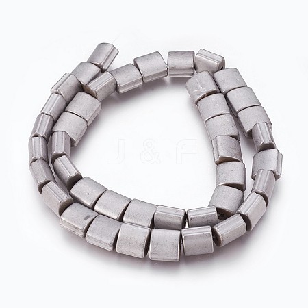 Electroplated Non-magnetic Synthetic Hematite Beads Strands G-P392-U02-1