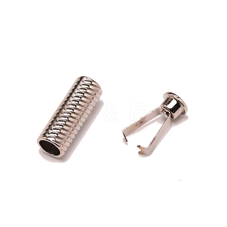 Zinc Alloy Cord Ends FIND-WH0091-67P-1