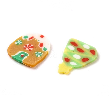 Christmas Theme Handmade Polymer Clay Cabochons CLAY-Q004-23A-1