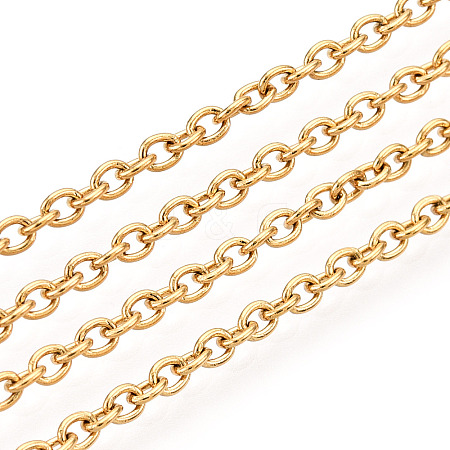304 Stainless Steel Cable Chains CHS-R003-0.5mm-G-1