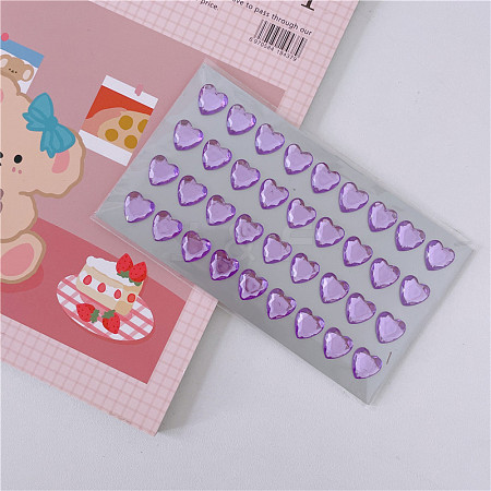 Acrylic Rhinestone Self-Adhesive Stickers WG57164-08-1