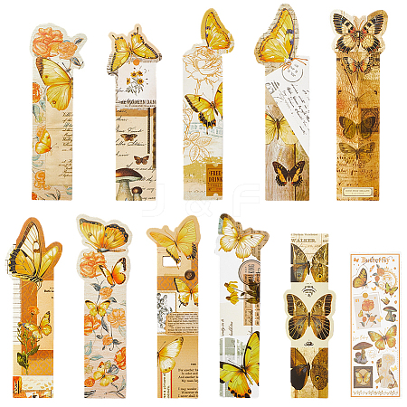 2Sets 20Pcs Paper Bookmarks AJEW-SP0002-21A-1