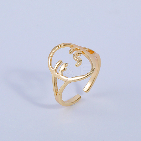 Brass Cuff Rings for Women CT4254-1