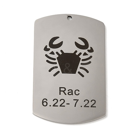 Non-Tarnish 304 Stainless Steel Pendants LS-STAS-C098-01E-P-1