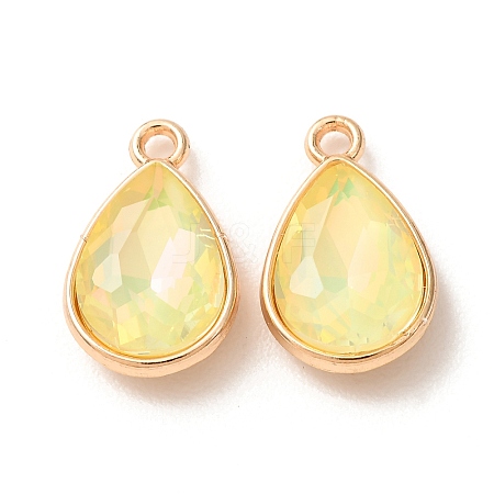 Alloy Glass Pendants GL-CBA7A25-02C-1