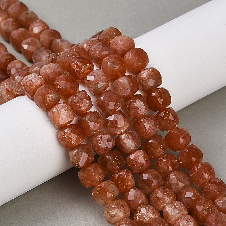 Natural Sunstone Beads Strands G-Z106-F02-1