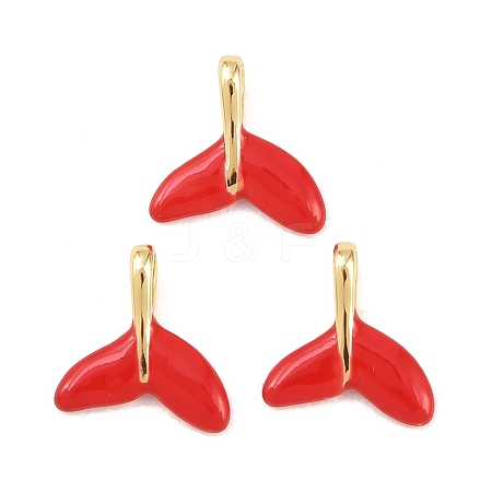 Brass Enamel Charms KK-B167-02G-03-1