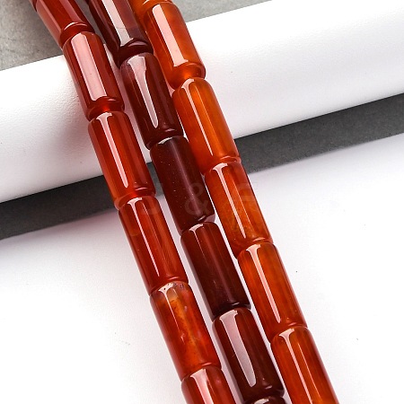 Dyed & Heated Natural Agate Beads Strands G-G177-H01-01A-1
