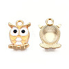 Alloy Enamel Pendants ENAM-S119-014A-1