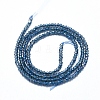 Electroplate Glass Beads Strands X-GLAA-F079-A-FR19-2