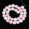 Natural Freshwater Shell Enamel Beads SHEL-N026-194-02-2