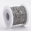 Tarnish Resistant 304 Stainless Steel Cable Chains STAS-R100-12-3