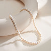 Potato Natural Freshwater Pearl Beaded Necklaces NJEW-G153-06G-4