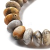 Natural Crazy Agate Beads Strands G-P559-A05-02-4