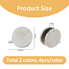 8Pcs 2 Colors 304 Stainless Steel Vortex Cuff Earrings EJEW-HS0001-13A-2