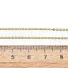 Brass Cable Chain Necklaces Making MAK-P011-01G-3