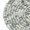 Natural Sesame Jasper/Kiwi Jasper Beads Strands G-P575-B23-4x2mm-3