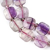 Natural Fluorite Beads Strands G-G182-H01-02-4