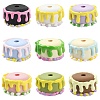 9Pcs 9 Colors Opaque Acrylic Beads OACR-CJ0002-63-1