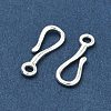 925 Sterling Silver Hook Clasps STER-A050-09A-S-2