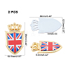 Zinc Alloy Enamel Car Stickers DIY-FH0001-19B-2