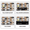 Rectangle PVC Plastic Waterproof Card Stickers DIY-WH0432-102-4